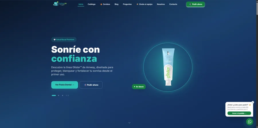 VitaGloss RD — E-commerce full-stack y sistema de gestión de ventas
